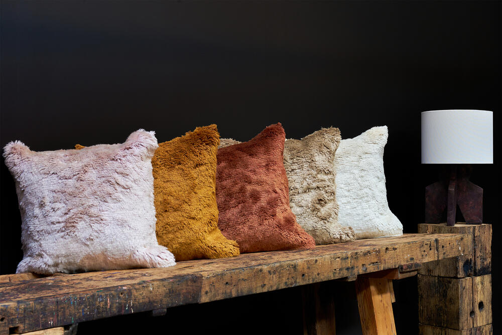 textured cushions