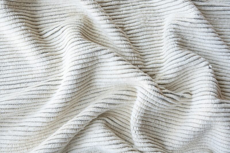 Wool Tulu in Ivory/Silver - Studio Woven Textures