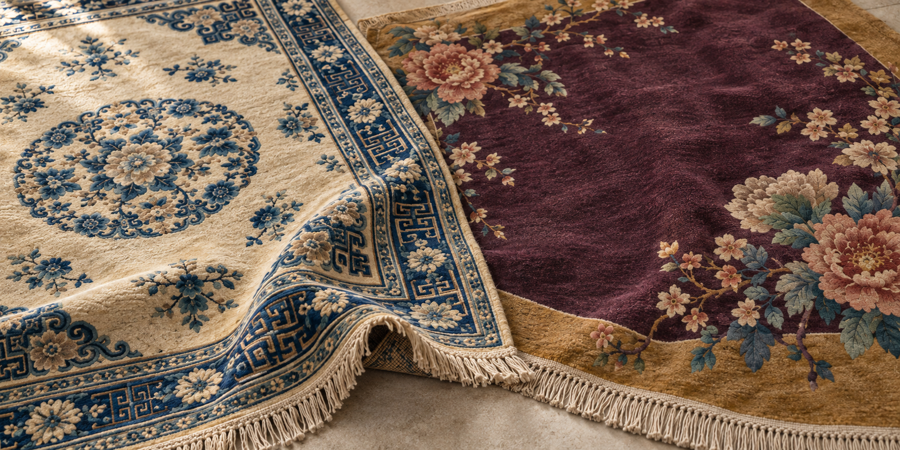Chinese Art Deco Rugs vs. Traditional Chinese Rugs