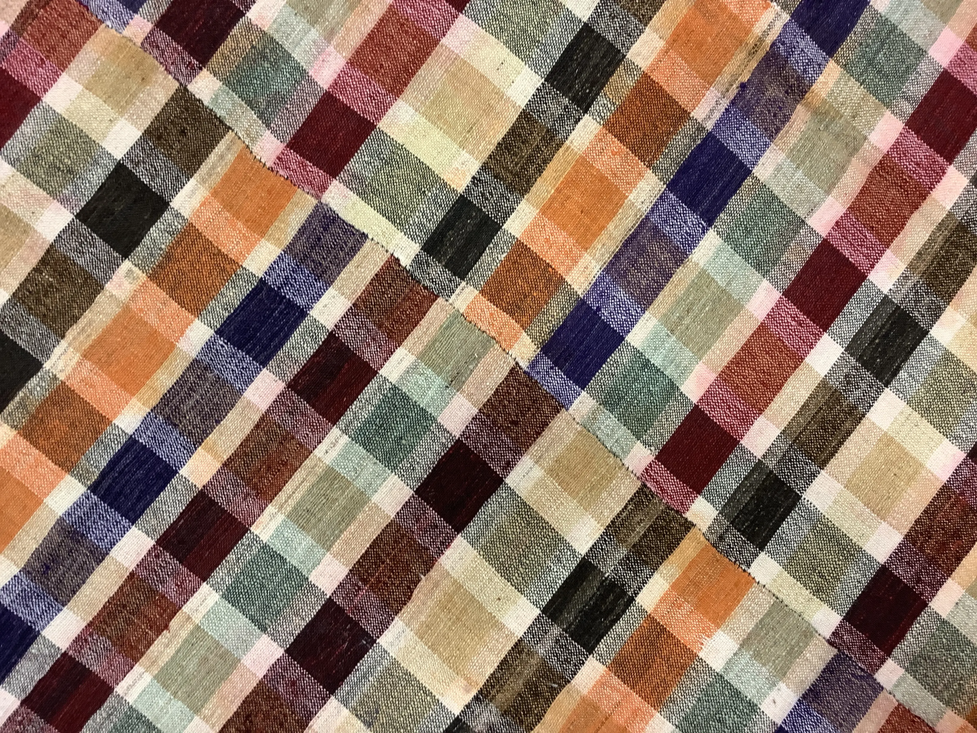 Colourful Kilim Vintage Rug | WOVEN PLACE